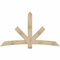 Ekena Millwork Alberta Rough Sawn Timber Gable Bracket, Douglas Fir, 84"W x 49"H x 4"D x 6"F, 14/12 Pitch GBW084X49X0406ALB00RDF - alternate 1